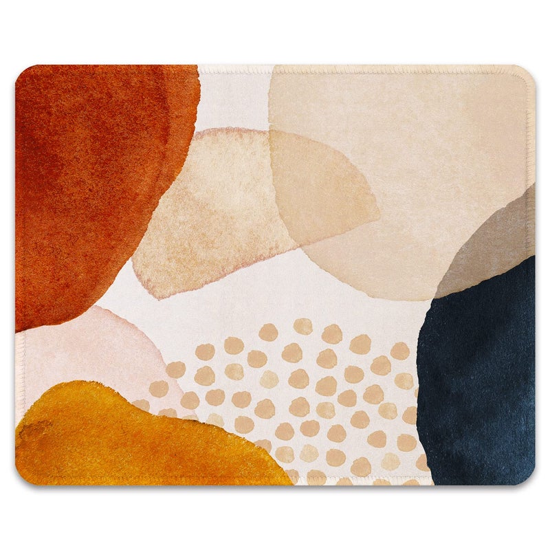 BOSOBO Mouse Pad, Art Design Blossoming Almond Tree Mouse Mat, Anti Slip Floral Mousepad for Desktop, Computer, PC and Laptops, Customized Mouse Pad for Office and Home, Rectangle 10.2 x 8.3 Inch - Image 1